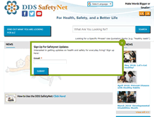 Tablet Screenshot of ddssafety.net